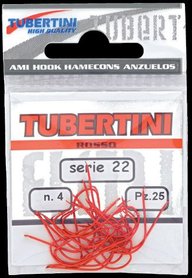 Tubertini Rode Wasmot Haken Serie 22 maat 5