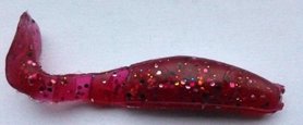 Mikado Shad Rood/roze met glitters