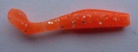 Mikado Shad Fluo Oranje met glitters