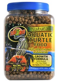  Zoo Med Natural Aquatic Turtle Food Growth Formula 212 Gram