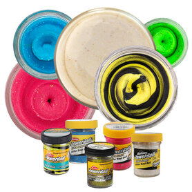 Powerbait Select Glitter Troutbait Set - 5 favoriete kleuren forellendeeg